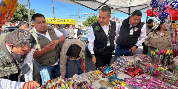 Protección Civil supervisará venta de pirotecnia en SLP con Operativo Cohetón 2025