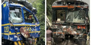Al menos 15 heridos tras choque de dos trenes en vía férrea rumbo a Machu Picchu