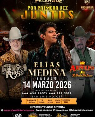Tres leyendas del norteño se unen por primera vez en el Palenque de la FENAPO