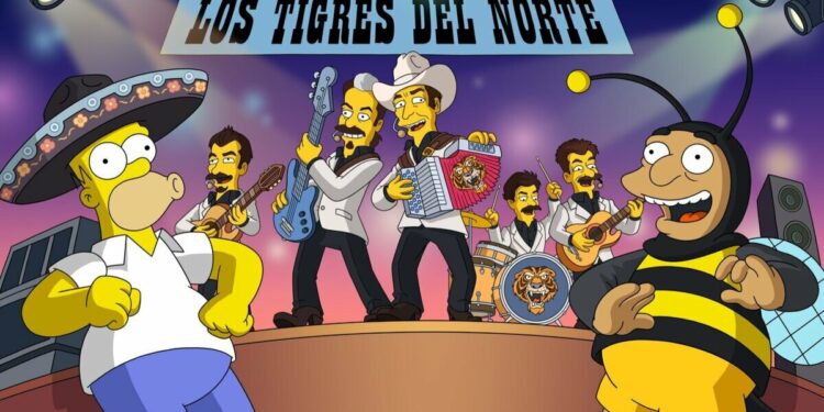 Los Tigres del Norte cantan corrido en “Los Simpson”: Alejandro González Iñárritu también llega a Springfield