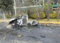 Explota taxi con pirotecnia en la México-Toluca y deja tres heridos