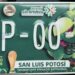 Anuncian en SLP placas personalizadas