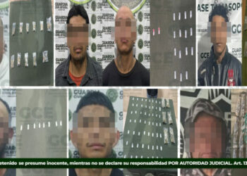 Siete detenidos por presunta posesión de droga en distintos municipios de San Luis Potosí