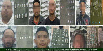 Siete detenidos por presunta posesión de droga en distintos municipios de San Luis Potosí