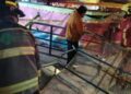 Tres personas salen disparadas tras falla en juego mecánico en Puebla
