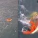 Pescador sobrevive 17 horas aferrado a la puerta de un refrigerador en Brasil