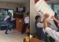 Campal en Oaxaca; clientes y meseros de restaurante se dieron hasta para llevar