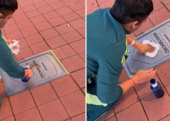 El gran gesto de Hugo Sánchez a aficionado que limpió su placa con Atlético de Madrid