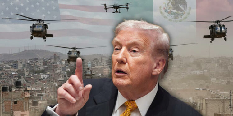 Trump anuncia ataques en tierra contra los cárteles y asegura que “controlan México”, tras atribuirles hasta 300 mil muertes al año en Estados Unidos