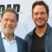 Chris Pratt confiesa lo que significa ser el yerno de Arnold: “Saco músculo y mi mujer me recuerda quién es su padre”