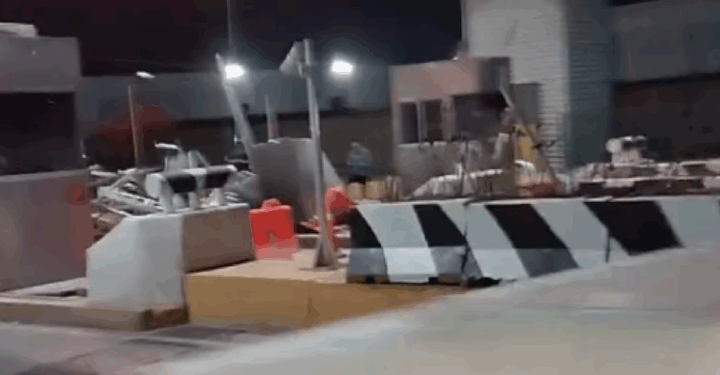  Tráiler con sandía se impacta contra caseta de cobro Tepotzotlán tras asalto en la Autopista México-Querétaro