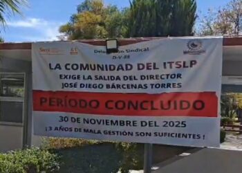 Exigen la salida de Diego Bárcenas del ITSLP