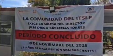 Exigen la salida de Diego Bárcenas del ITSLP