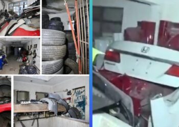 Golpe al robo de vehículos en CDMX: Aseguran hotel utilizado como bodega de piezas robadas