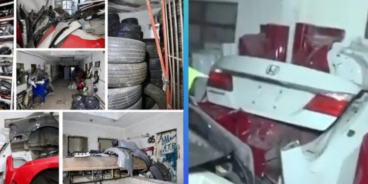 Golpe al robo de vehículos en CDMX: Aseguran hotel utilizado como bodega de piezas robadas