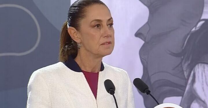 Sheinbaum afirma que homicidio doloso bajó 40% en su primer año de gobierno, “la cifra más baja” desde Peña Nieto