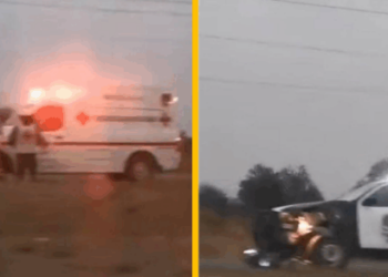 Muere mujer motociclista tras ser atropellada por patrulla en Rioverde
