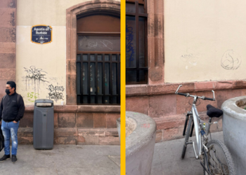 Grafitis, basura y orines, así luce una calle histórica bajo el gobierno municipal