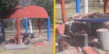 Negligencia municipal casi provoca tragedia en el Parque de Morales
