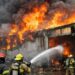 Reportan incendio en bodega de alimentos en Acolman