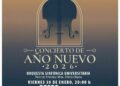 La Orquesta Sinfónica Universitaria inaugura su temporada 2026 con el Concierto de Año Nuevo