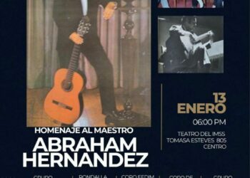 Rendirán homenaje póstumo al Mtro. Abraham Hernández Ortiz en el Teatro del IMSS