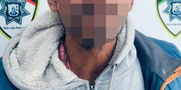 Detienen a hombre por robo de cable de alumbrado público en avenida Santos Degollado
