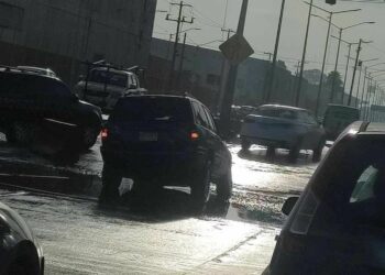 Persisten incidentes por alcantarilla abierta en Avenida Industrias y Eje 110