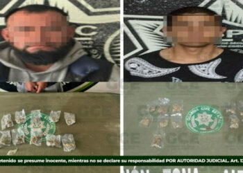 Detienen a dos hombres con presunta marihuana en Matehuala