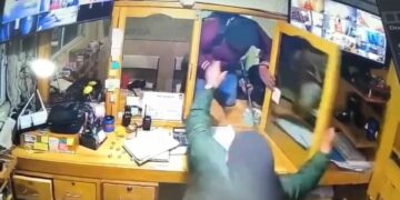 Intento de asalto a hotel en la Industrial Mexicana queda grabado