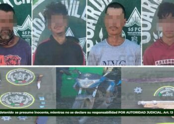 Detienen a cuatro personas por presuntos delitos en la Huasteca potosina