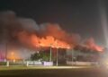 Incendio en maquiladora de Matamoros deja tres bomberos fallecidos