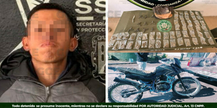 Detienen a dos hombres por presunto narcomenudeo en Villa de Ramos