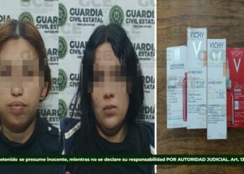 Detienen a dos mujeres y una adolescente por presunto robo de cosméticos en la capital potosina