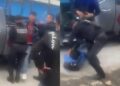Policías de García, NL, golpean a joven ciclista