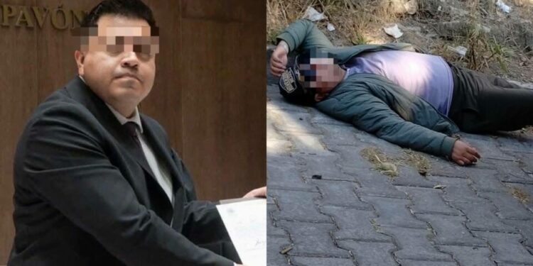 Juez de Totolac es hallado ebrio y tirado en la calle en pleno horario laboral