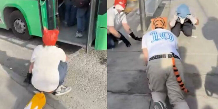 Chofer de camión niega la entrada a un grupo de Therians y desata polémica