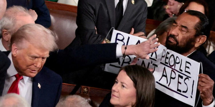 Altercados, gritos y reproches; los momentos más tensos del discurso de Donald Trump