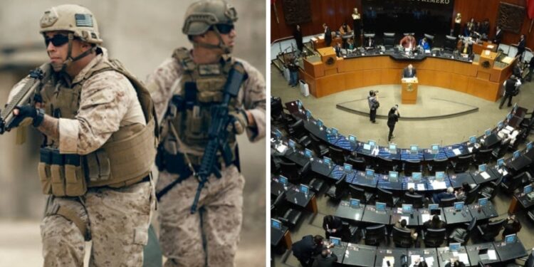 Senado autoriza ingreso de 12 elementos de las fuerzas especiales de EE. UU. a México