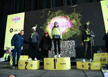 Esmeralda Ramos y Ubaldo Blanco ganaron la carrera Juntos Avanzamos