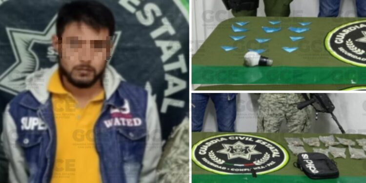 Detienen a hombre por presunto narcomenudeo en Ciudad Valles