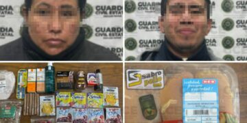 Detienen a una pareja por robo en HEB