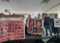 Madres buscadoras irrumpen en presentación del programa “Viernes muy Mexicano en San Luis Potosí”