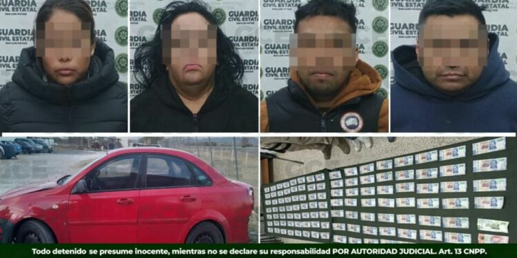 Desarticulan en Real de Catorce a banda de la CDMX dedicada a falsificar billetes de 500 pesos