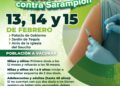 Instalarán macro módulos de vacunación contra sarampión en la capital y Soledad