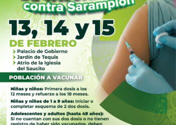 Instalarán macro módulos de vacunación contra sarampión en la capital y Soledad
