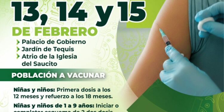 Instalarán macro módulos de vacunación contra sarampión en la capital y Soledad