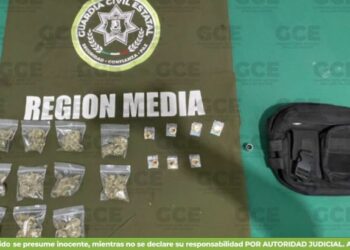 Aseguran a menor por posesión de drogas en Ciudad Fernández