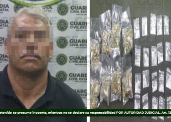 Detienen a hombre con droga en la colonia Tercera Chica
