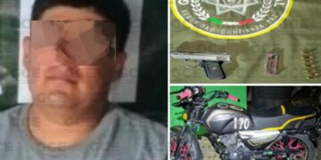 Detienen a hombre armado en el ejido Aureliano Manríquez, en Ébano